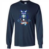 Charlotte Hornets Halloween The Nightmare Before Christmas - Long Sleeve T-Shirt