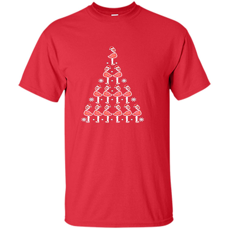 Flamingo Christmas Tree Flamingo - Shirt