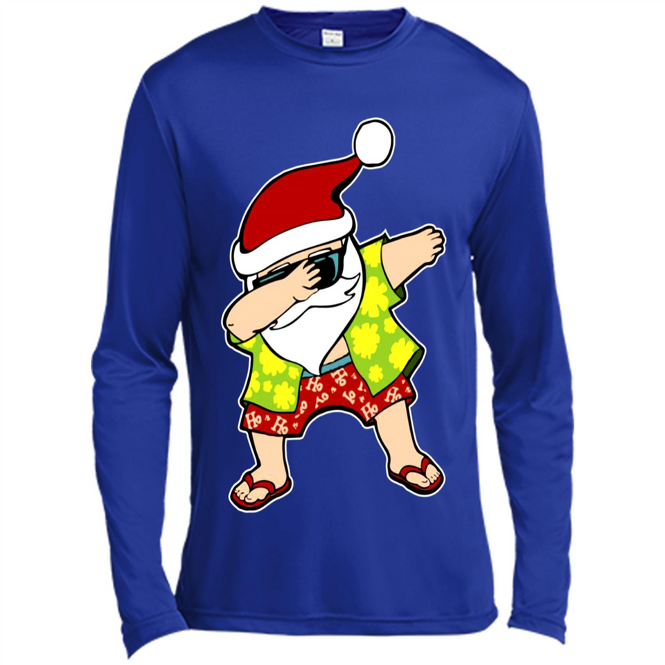 Dabbing Santa Christmas In July 1 - Canvas Long Sleeve T-Shirt