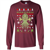 Octopus Ugly Sweater Christmas - Long Sleeve T-Shirt