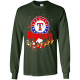 Snoopy Christmas Texas Rangers - Long Sleeve T-Shirt