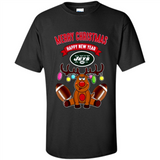 New York Jets NFL Reindeer Funny Merry Christmas And Happy New Year