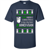 Merry Christmas You Filthy Whovian ugly sweater PINGPONG