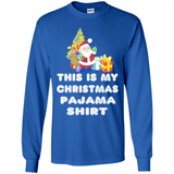 This is My Christmas Pajama Shirt - Santa Bear Tree Gift Tee
