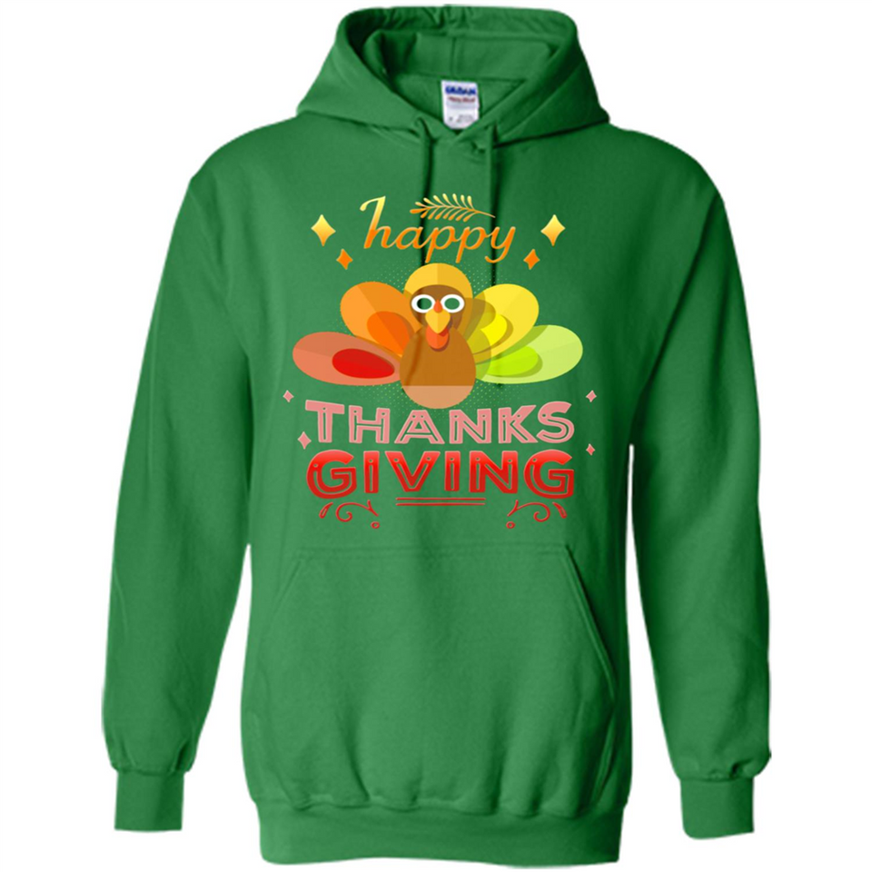 Happy Thanksgiving Turkey Day Colorful Cute