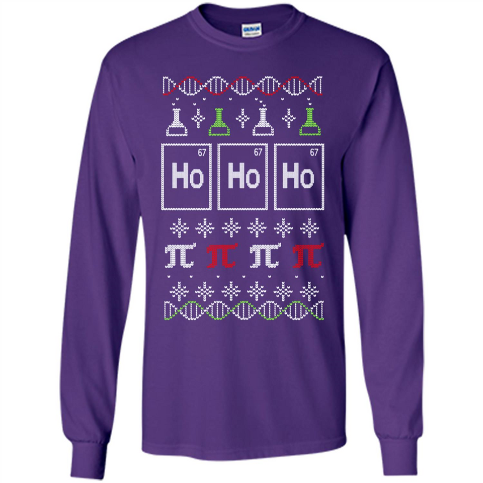 Scientific christmas ugly sweater - Long Sleeve T-Shirt