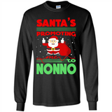 Santa's Promoting Me To Nonno - Long Sleeve T-Shirt