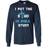 I PUT THE STUD IN BIBLE STUDY CROSS