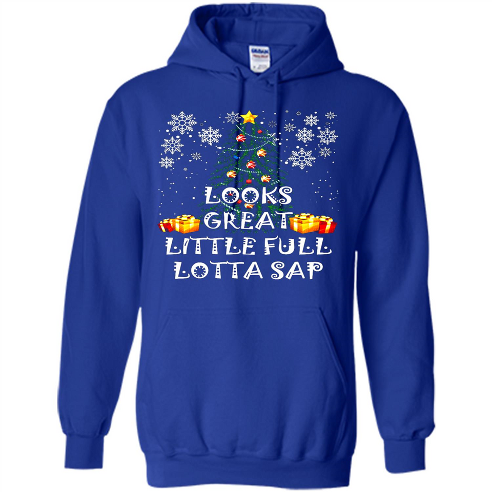 Looks Great Little Full Lotta Sap Funny Christmas Tree Mug PINGPONG - Hoodie