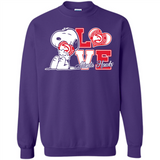 Snoopy loves NBA Atlanta Hawks - Sweatshirt
