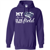 New York Jets Football My Heart is on that Field - Hoodie