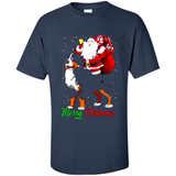 Merry Christmas Santa Claus With Big Dog sweater PINGPONG