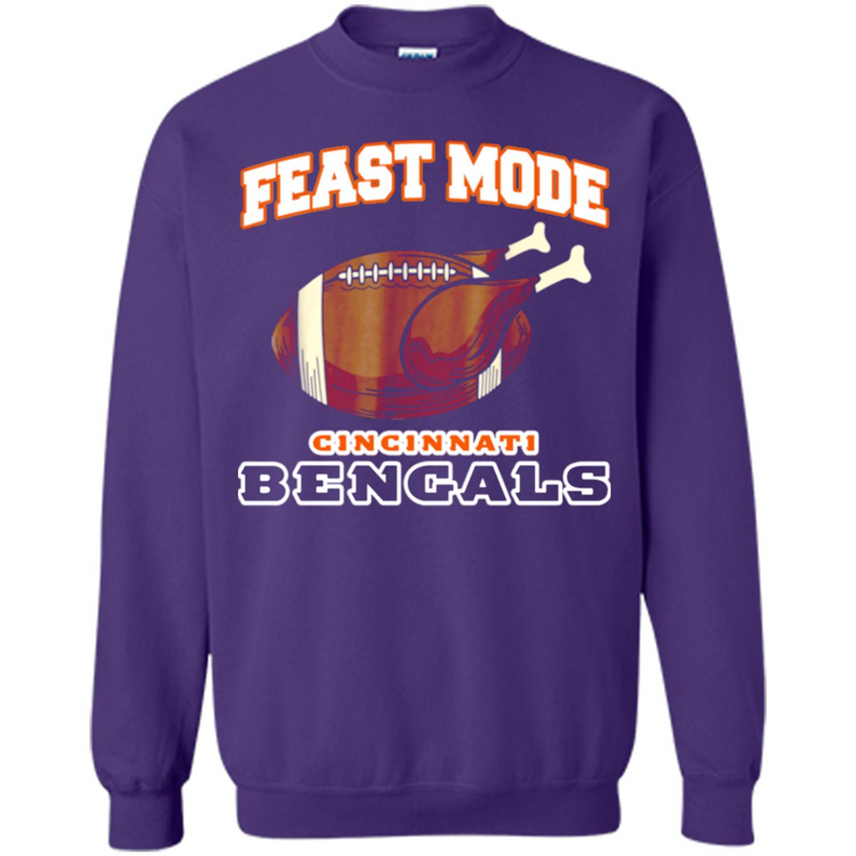 Feast Mode Bengals Shirt - Cincinnati Turkey Thanksgiving