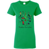 Snoopy Christmas Time Is Here Sporty T-Shirt - Ladies Short-Sleeve