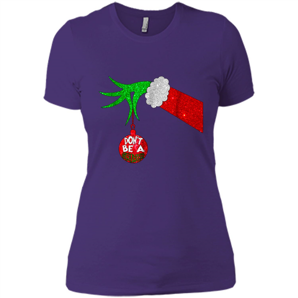 GRINCH HAND HOLDING CHRISTMAS ORNAMENT - DON'T BE A GRINCH PINGPONG