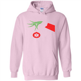 Funny Grinch Hand holding Doctor ornament Christmas Sporty T-Shirt - Hoodie