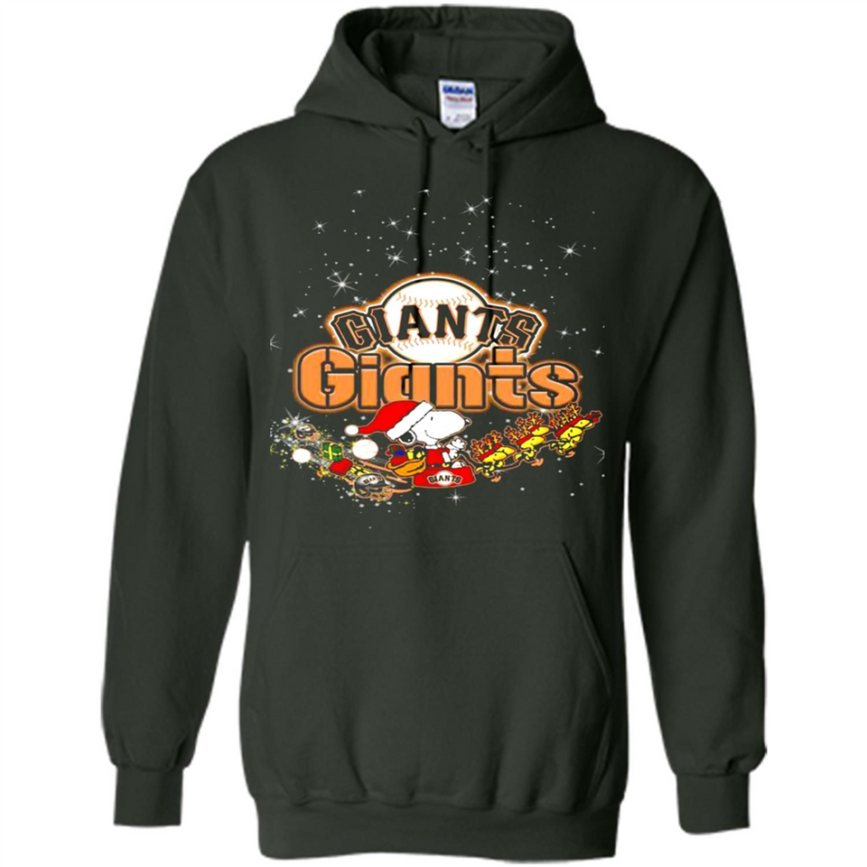 Snoopy Christmas San Francisco Giants - Hoodie