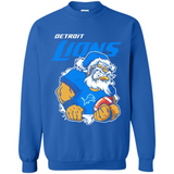 Grumpy Santa Claus Detroit Lions Football Team PINGPONG