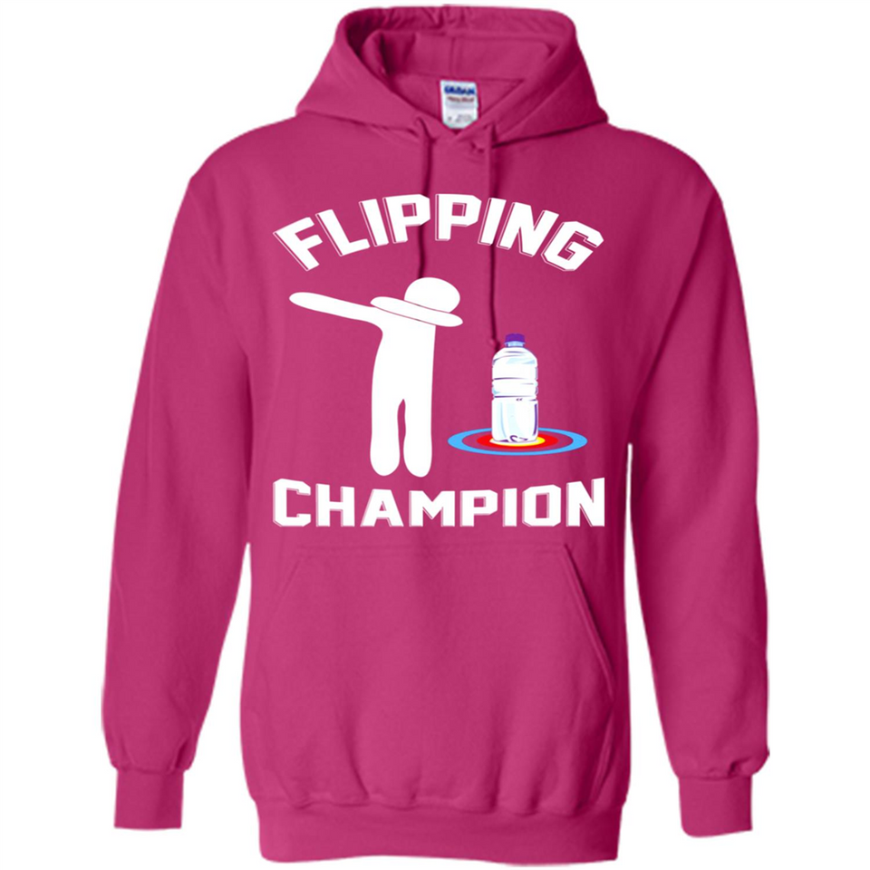 Water Bottle Flipping Tshirt Dabbing Flipping Champion - Hoodie
