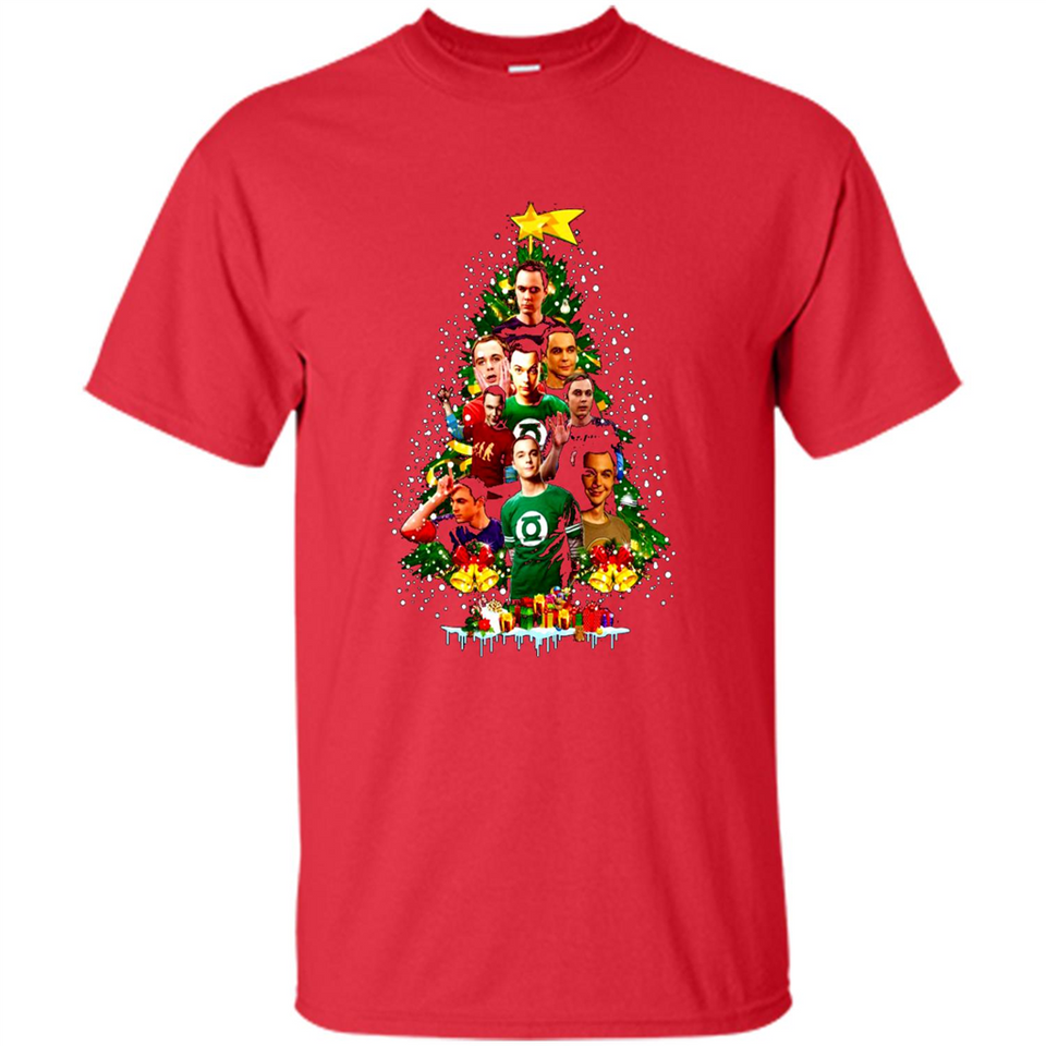 Sheldon Cooper Christmas tree sweater PINGPONG