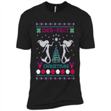 Mermaid Mer-Fect Ugly Christmas Sweater - Premium Short Sleeve T-Shirt
