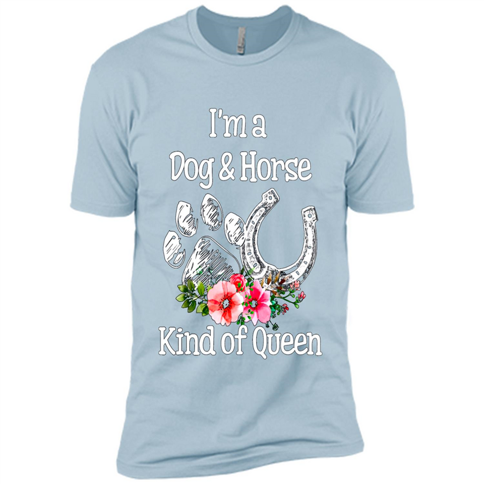 I'm A Dog & Horse Shirt Animal Lover Gift