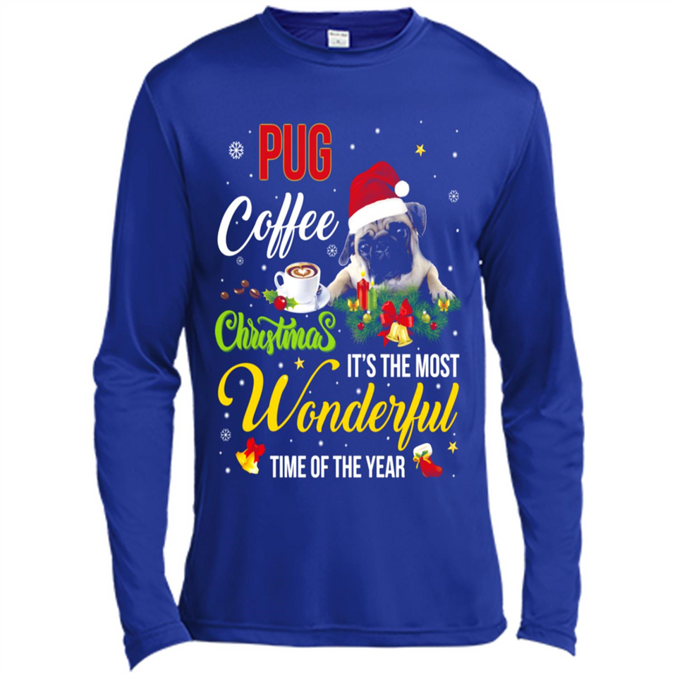 Pug Coffee Wonderful Christmas