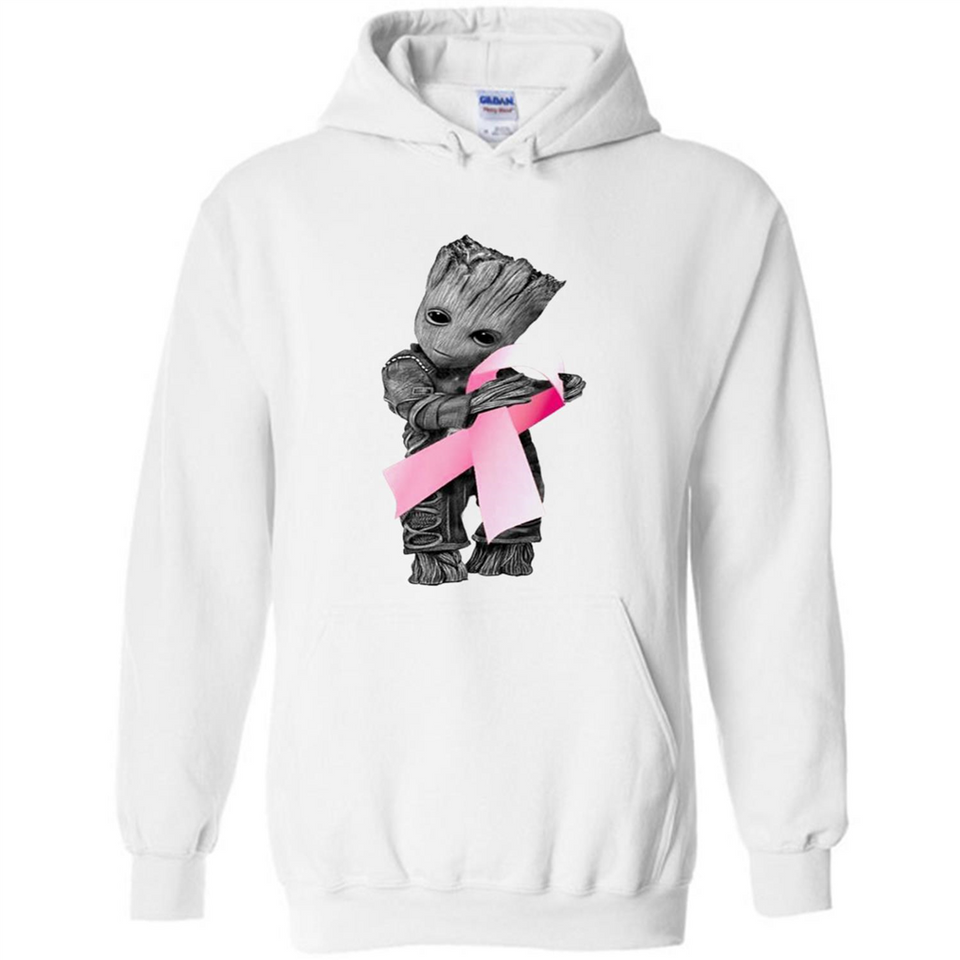 Groot Hug Breast Cancer - Hoodie