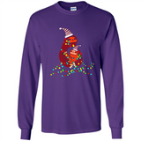 Christmas Lights Sloth Long Sleeve Santa Sloth - Long Sleeve T-Shirt