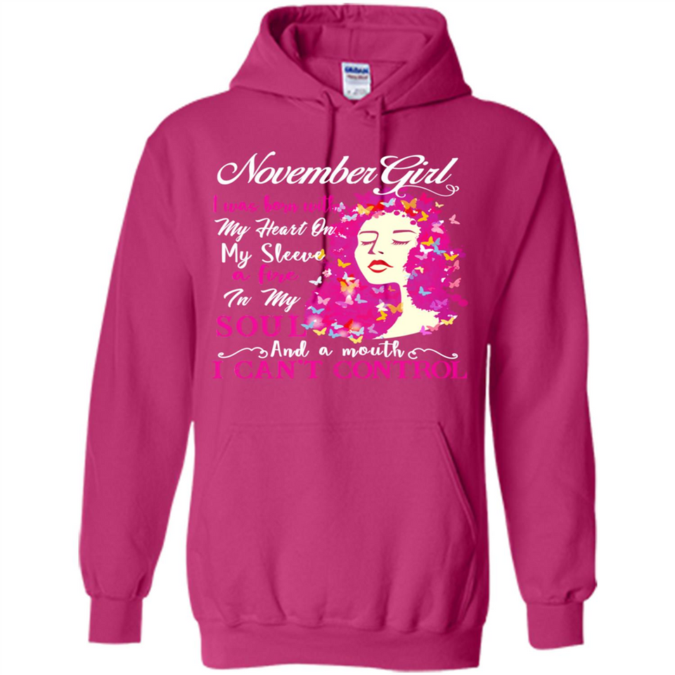 November Butterfly Girl - Hoodie