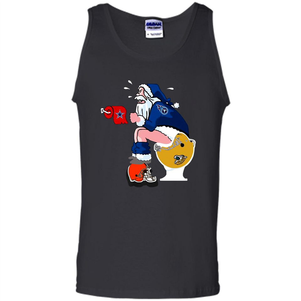 Tennessee Titans Santa Claus Toilet