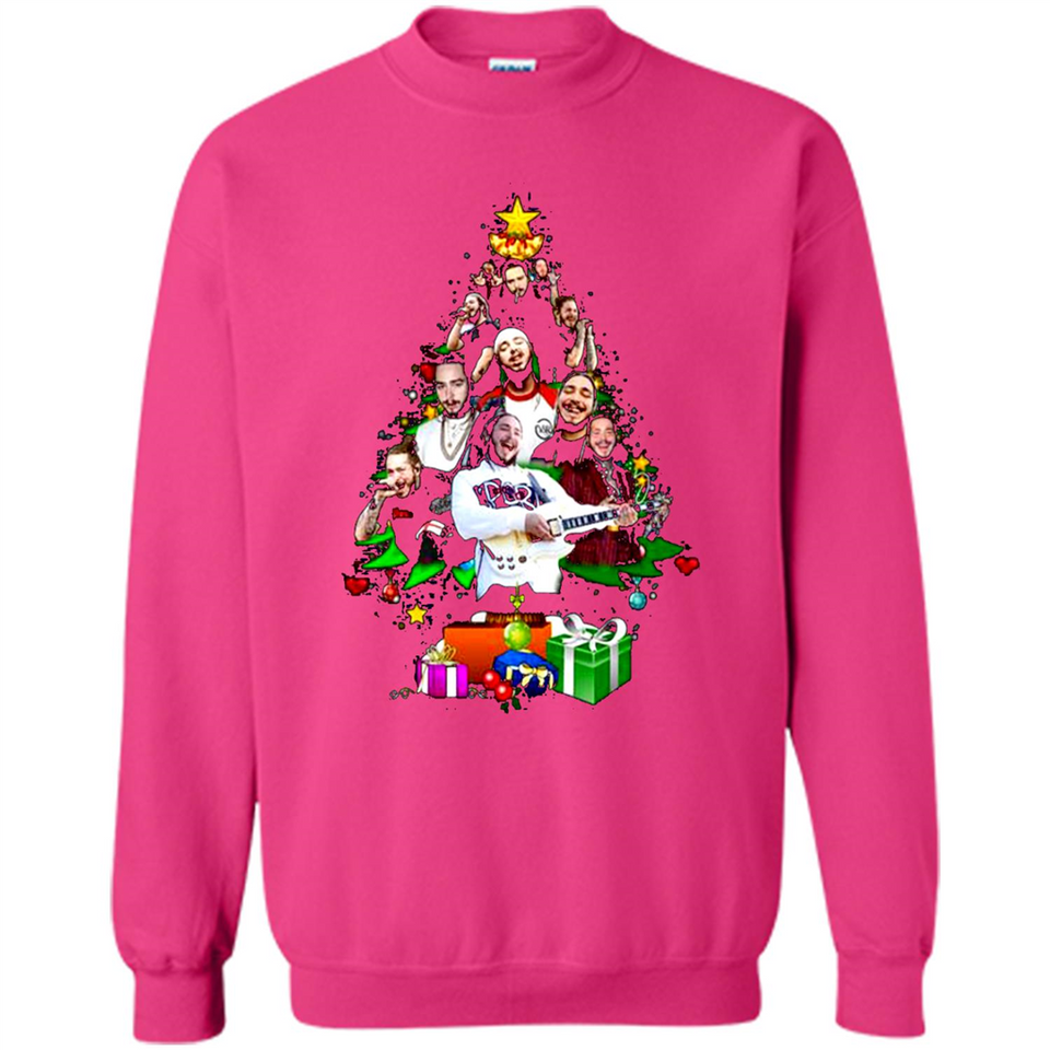 Post Malone Christmas Tree Sweater PINGPONG