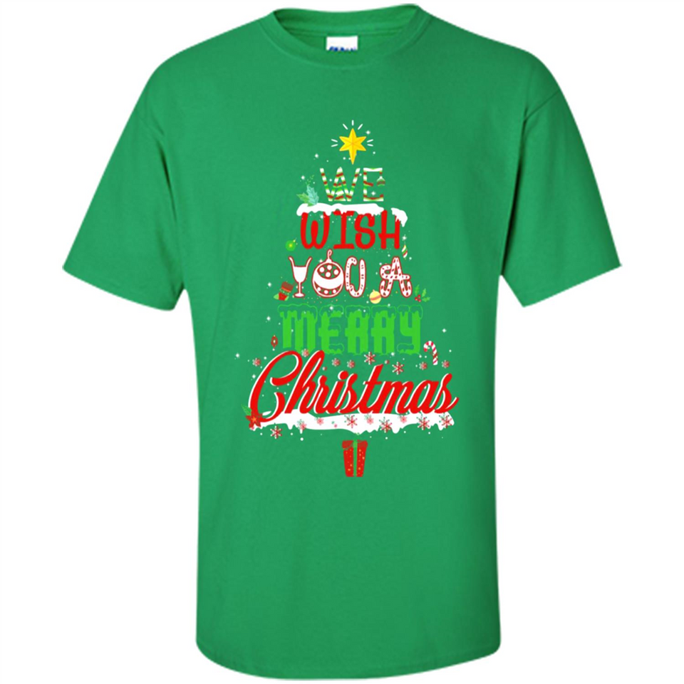 We Wish You A Merry Christmas Funny Pine Gift Sleeve - Shirt