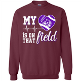 Abilene Christian Wildcats Football My Heart is on that Field - Sweatshirt
