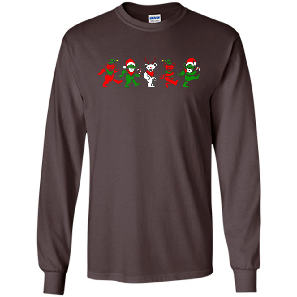 Dancing Bears Dance Christmas For Xmas Sweatshirt - Long Sleeve T-Shirt