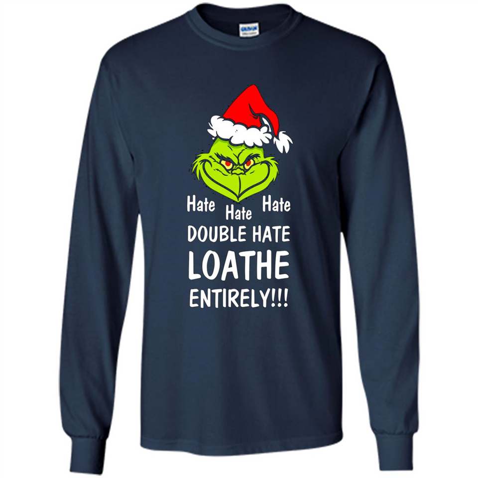 Mr Grinch hate hate hate double hate loathe entirely sweater PINGPONG