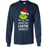 Mr Grinch hate hate hate double hate loathe entirely sweater PINGPONG