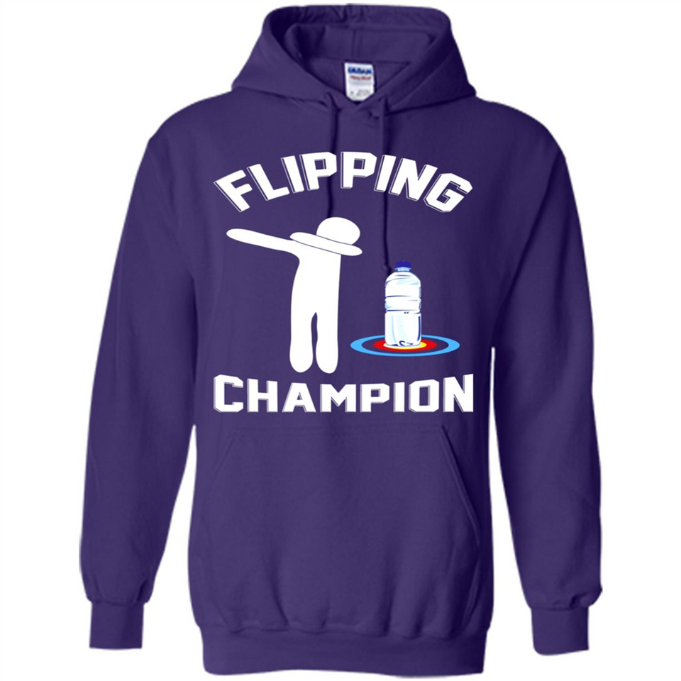 Water Bottle Flipping Tshirt Dabbing Flipping Champion - Hoodie