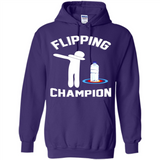 Water Bottle Flipping Tshirt Dabbing Flipping Champion - Hoodie