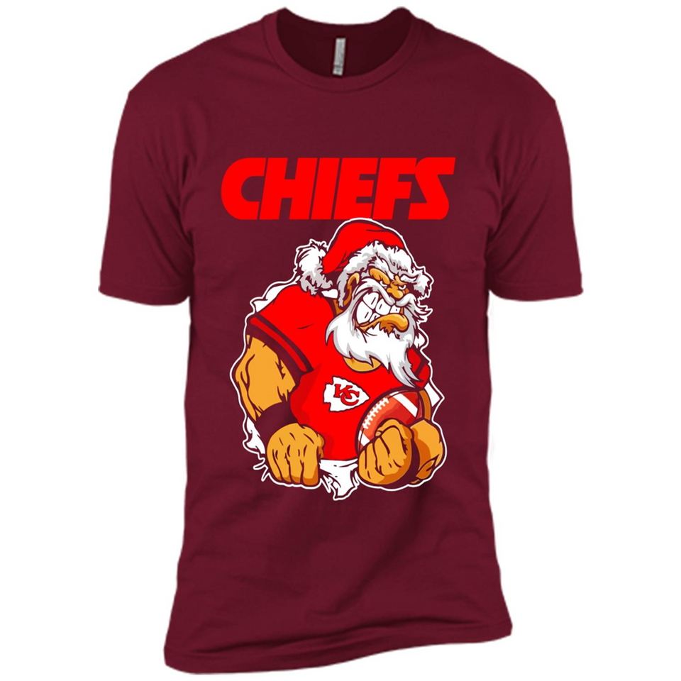 Grumpy Santa Claus Kansas City Chiefs Football Team PINGPONG