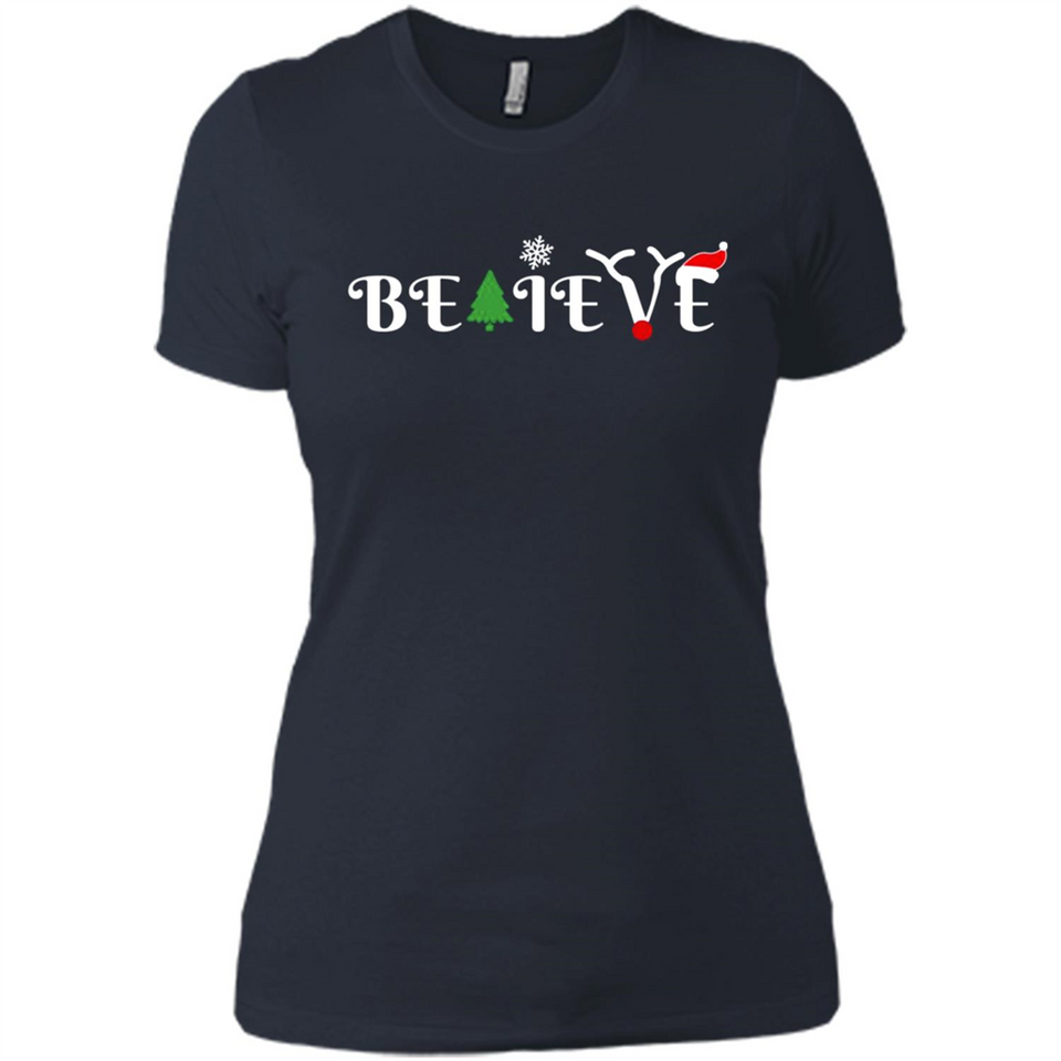 Believe in Christmas - Ladies' Boyfriend T-Shirt