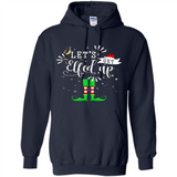 Let's Get Elfed Up Funny Drinking Wine Christmas Elf PINGPONG