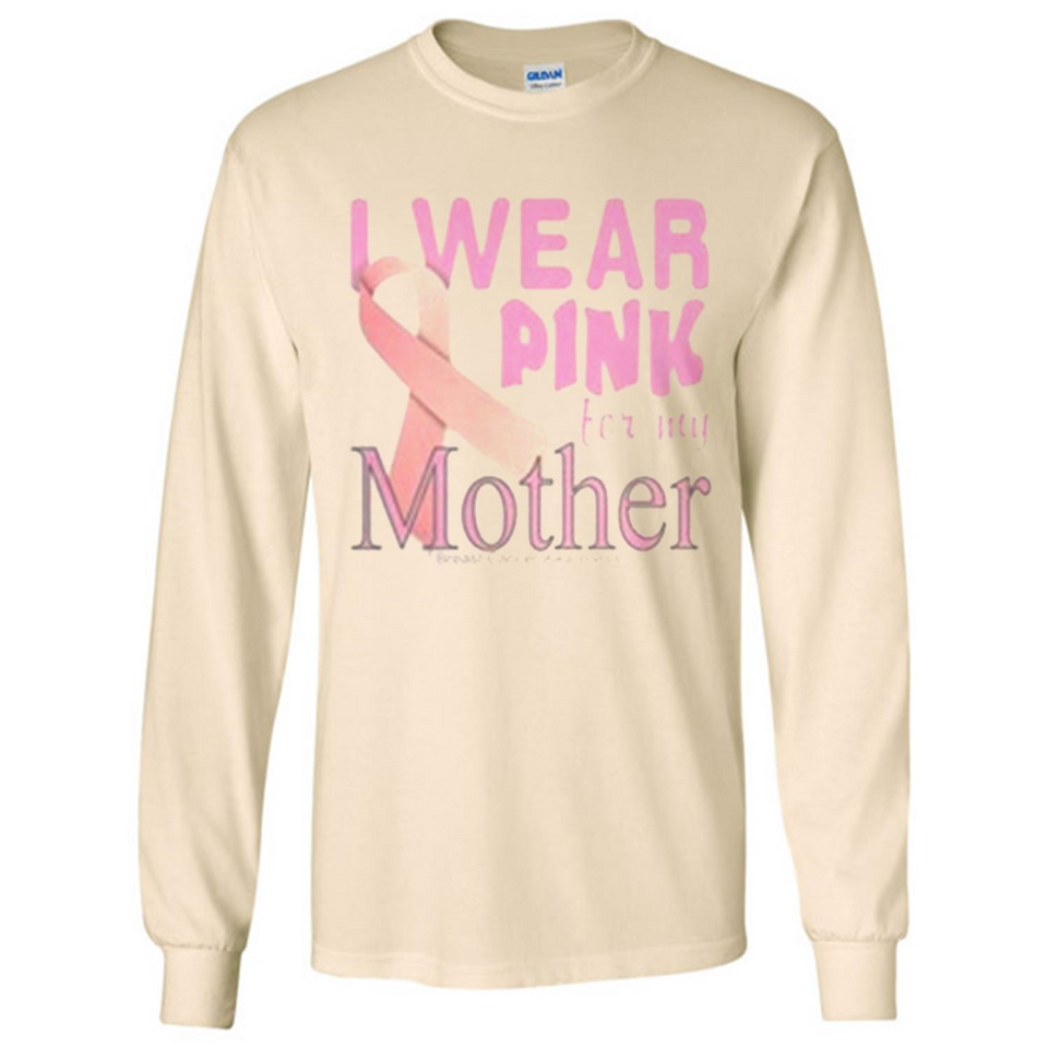 Breast cancer awareness mother - Long Sleeve T-Shirt