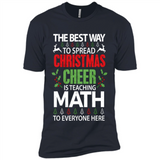 Math Teacher Christmas Shirt Christmas Cheer - Premium Short Sleeve T-Shirt