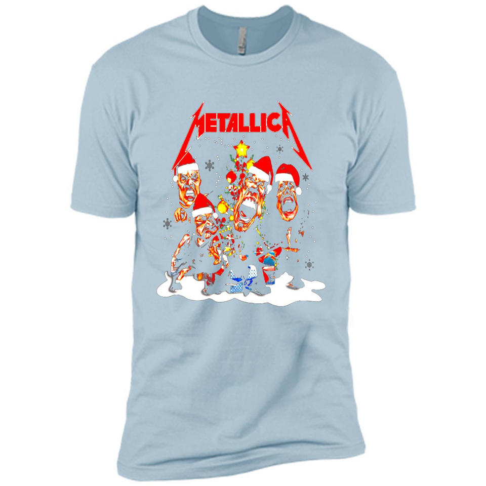Metallica christmas sweatshirt hoodie long PINGPONG - Premium Short Sleeve T-Shirt