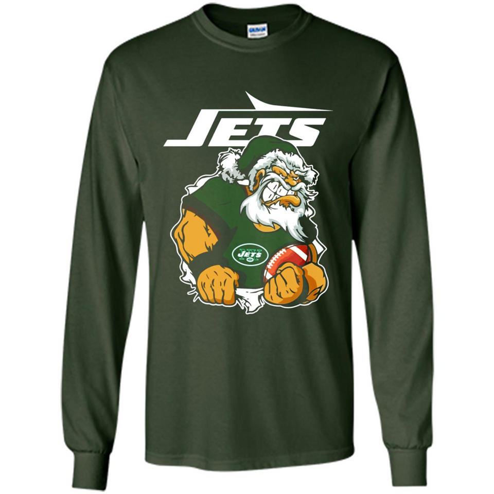Grumpy Santa Claus Jets Football Team PINGPONG