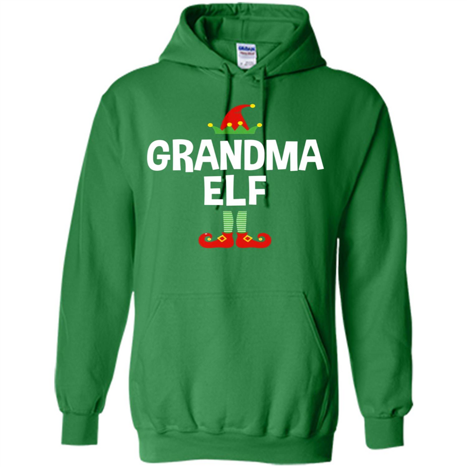 Grandma Elf Shirt -Family Matching Christmas Pajamas - Hoodie