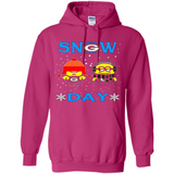 Snow Day Shirt For Green Bay Packers Vs Minion Fans pingpong