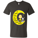 I LOVE YOU TO THE MOON AND BLACK CHARLIE BROWN AND SNOOPY