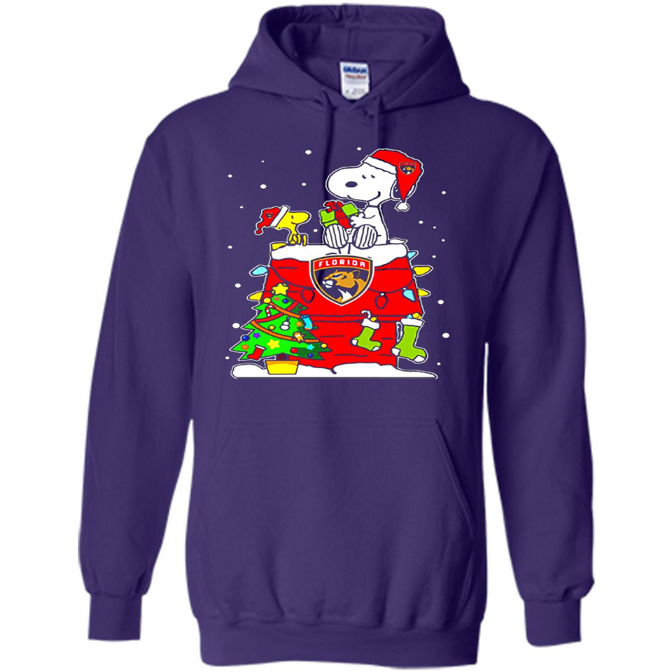 Florida Panthers Snoopy Ugly Christmas Sweaters - Hoodie